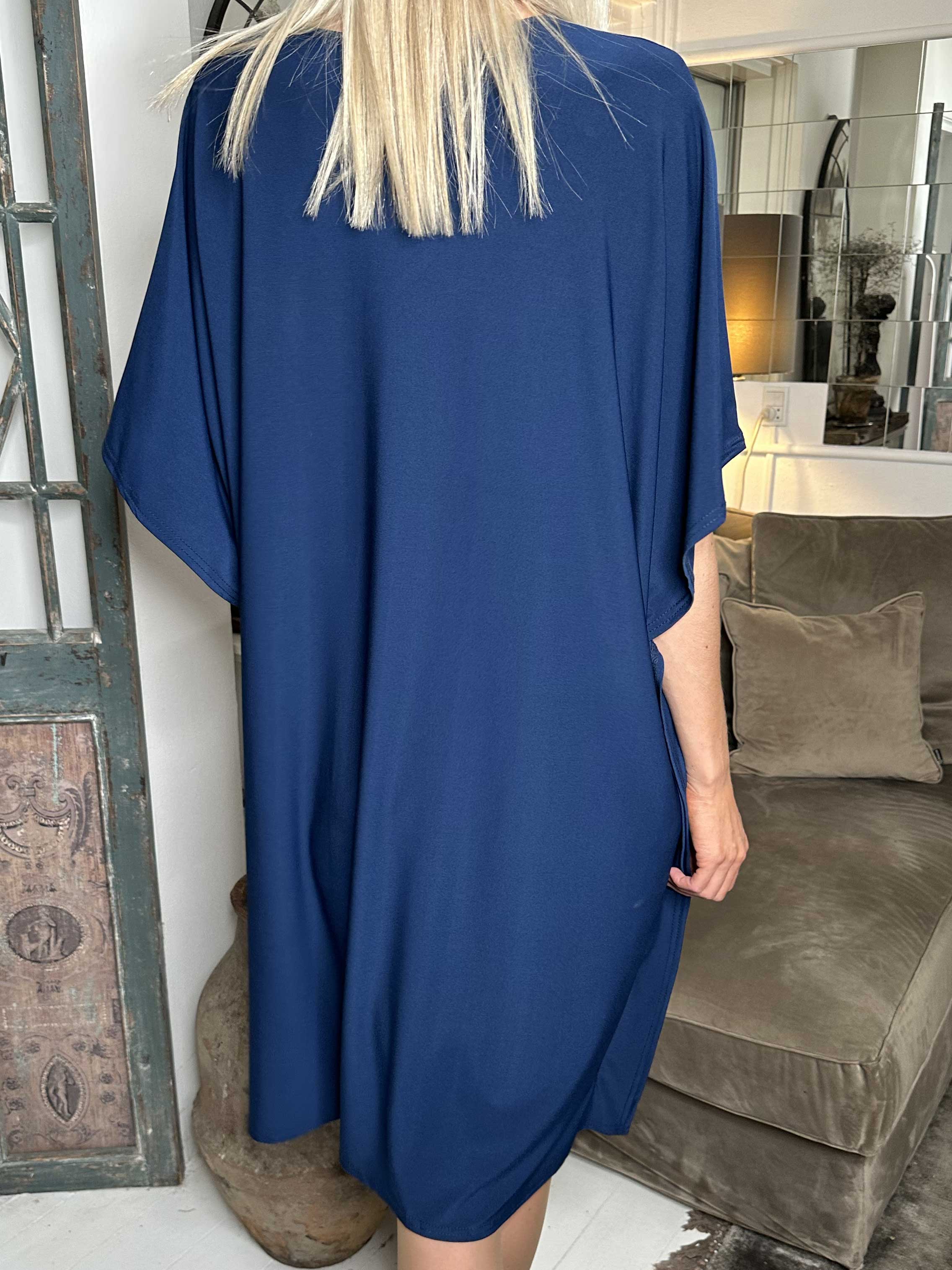 Azmina Plain - Elastisk tunikaklänning med lös passform